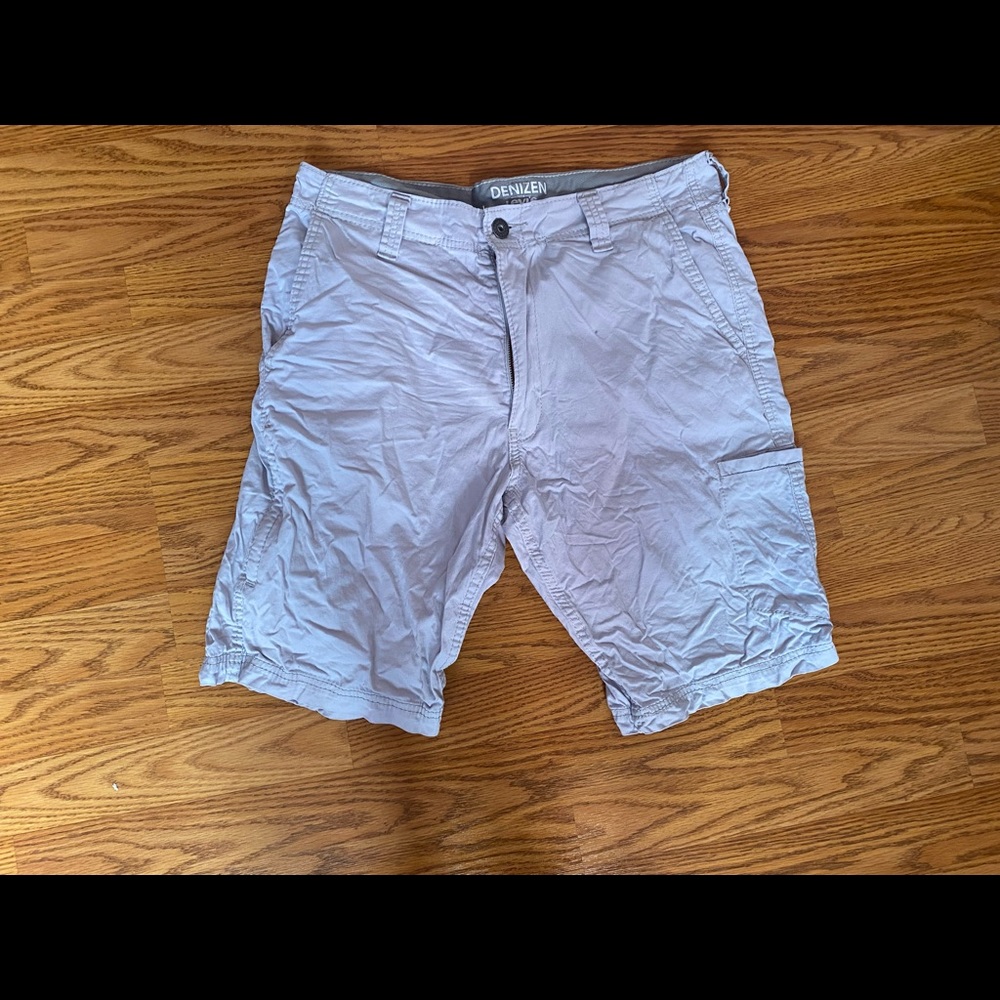 Men’s White Denizen from Levi’s Cargo Shorts
